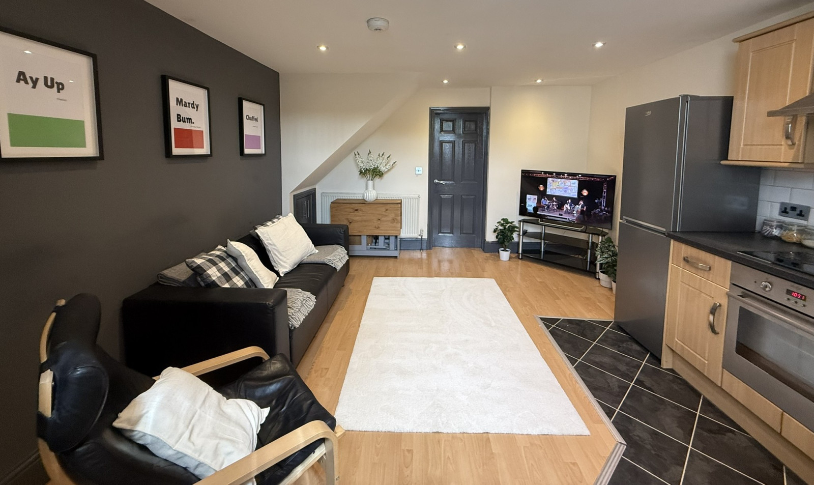 Open Plan Living Area at 353A Ecclesall Road